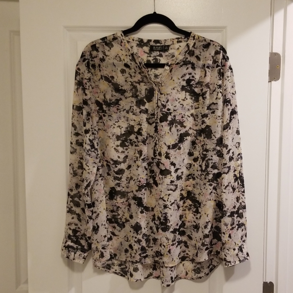 Sheer a.n.a womans blouse